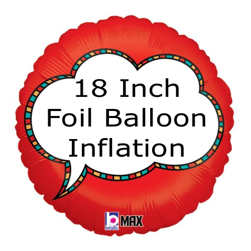 18" Foil Balloon Inflation