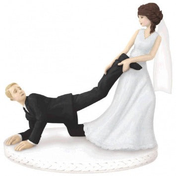 Leg Puller Cake Topper 4in