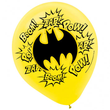 Batman™ Heroes Unite Latex Balloon Deco Kit 12in 6/ct