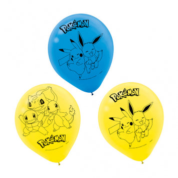 Pokemon™ Latex Balloons 12in 6/ct