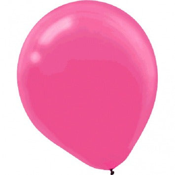 Bright Pink Latex Balloons - Packaged, 72 ct 12in