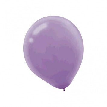 Lavender Solid Color Latex Balloons - Packaged, 15ct 12in