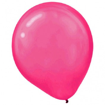 Bright Pink Pearl Latex Balloons - Packaged, 15 ct 12in