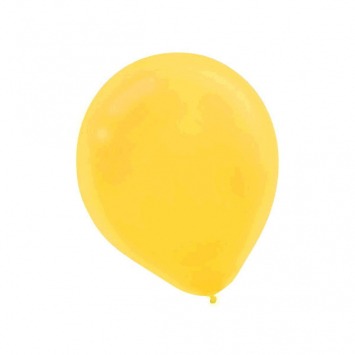 Yellow Sunshine Solid Color Latex Balloons - Packaged, 20ct 9in