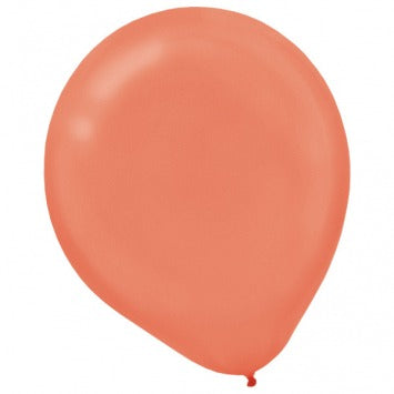 Round Latex Balloons - Pearlized Rose Gold 24in 4/ct