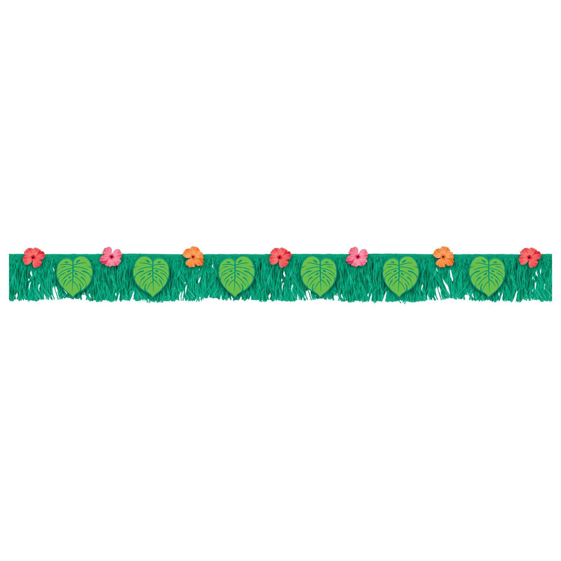 Tropical Jungle Fringe Banner 5ft 10in x 9in 1/ct