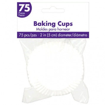 Cupcake Cases - White 2in 75/ct