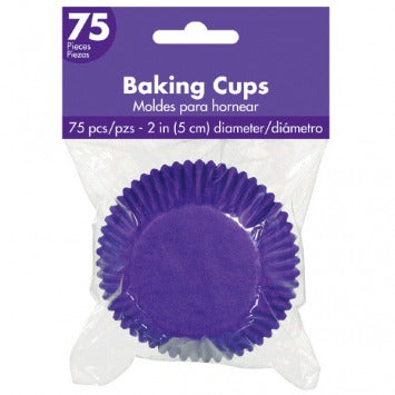 Cupcake Cases - New Purple 2in 75/ct