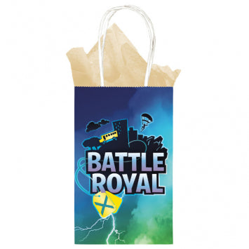 Battle Royal Printed Paper Kraft Bag 8/ct