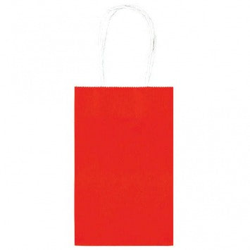 Red Value Pack Paper Cub Bags 8 1/4in H X 5 1/4in W X 3 1/4in D 10/ct