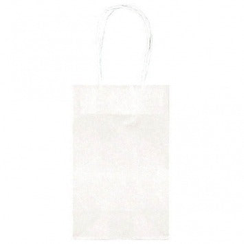 White Value Pack Paper Cub Bags 8 1/4in H X 5 1/4in W X 3 1/4in D 10/ct