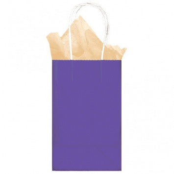 Solid Kraft - New Purple Small Bag 8 3/8in H x 5 1/4in W x 3 1/4in D