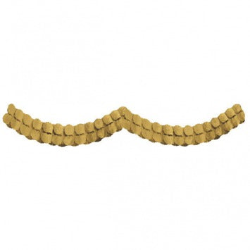 Gold Paper Garland 12ft