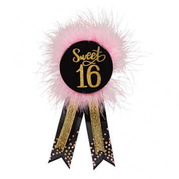 Blush Sixteen Award Ribbon