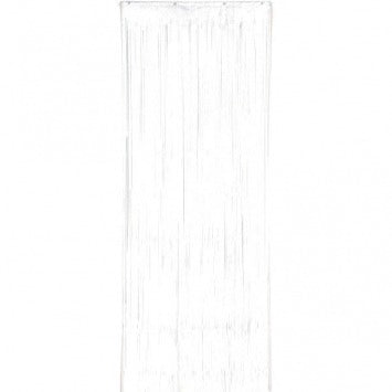 Frosty White Plastic Curtain 3'ft x 8ft