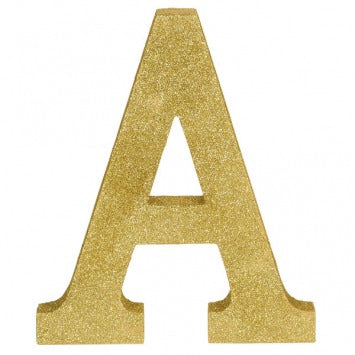 Letter A 8 7/8in H x 7 1/4in W x 1in D