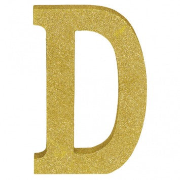 Letter D 8 7/8in H x 5 3/4iin W x 1in D