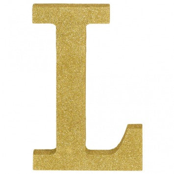 Letter L 8 7/8in H x 5 7/8in W x 1in D