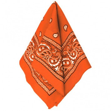 Orange Bandana 20in x 20in