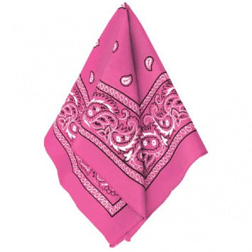 Pink Bandana 20in x 20in