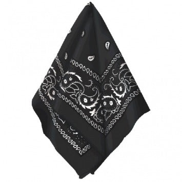 Black Bandana 20in x 20in