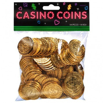 Casino Gold Coins 144/ct