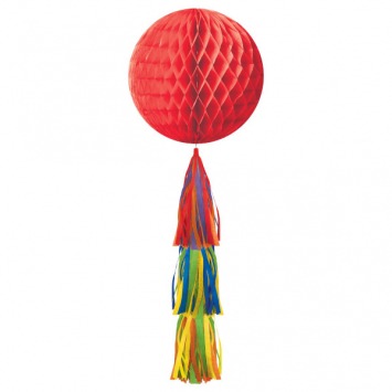 Honeycomb Ball w/ Tail - Rainbow
11 3/4in Honeycomb w/ 16in Tail