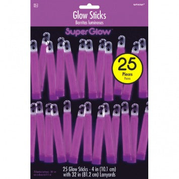 Glow Stick Mega Value Pack - Purple 4in 25/ct