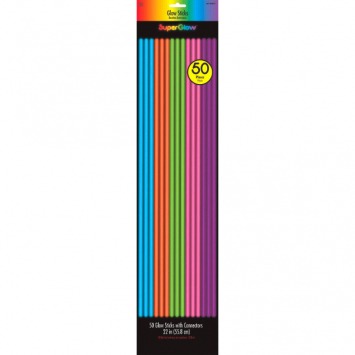 Glow Necklace Super Mega Value Pack - Multi Color 22in 50/ct