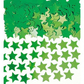 Green Mini Stars Confetti 1/4oz