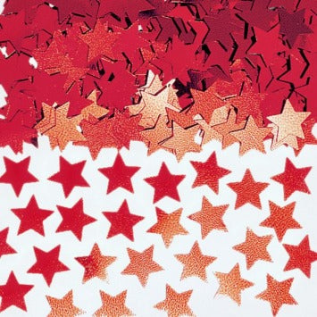 Red Mini Stars Confetti 1/4oz