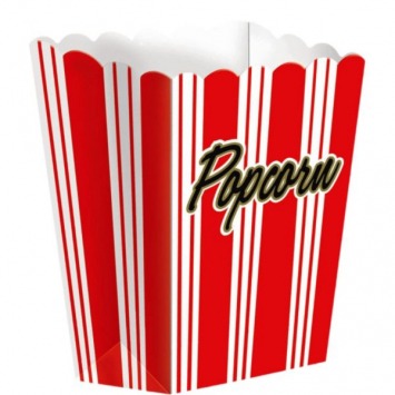 Large Popcorn Boxes 7 1/4in x 5 1/4in 8/ct