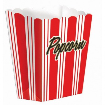 Small Popcorn Boxes 5 1/4in x 3 3/4in 8/ct