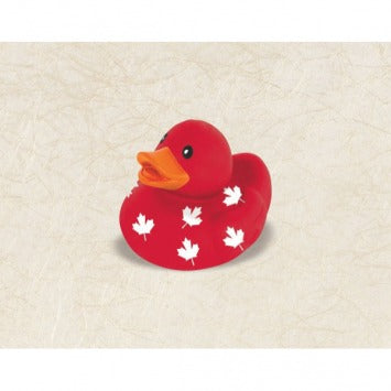 Canada Day Rubber Duck 1 1/2in x 1 3/4in