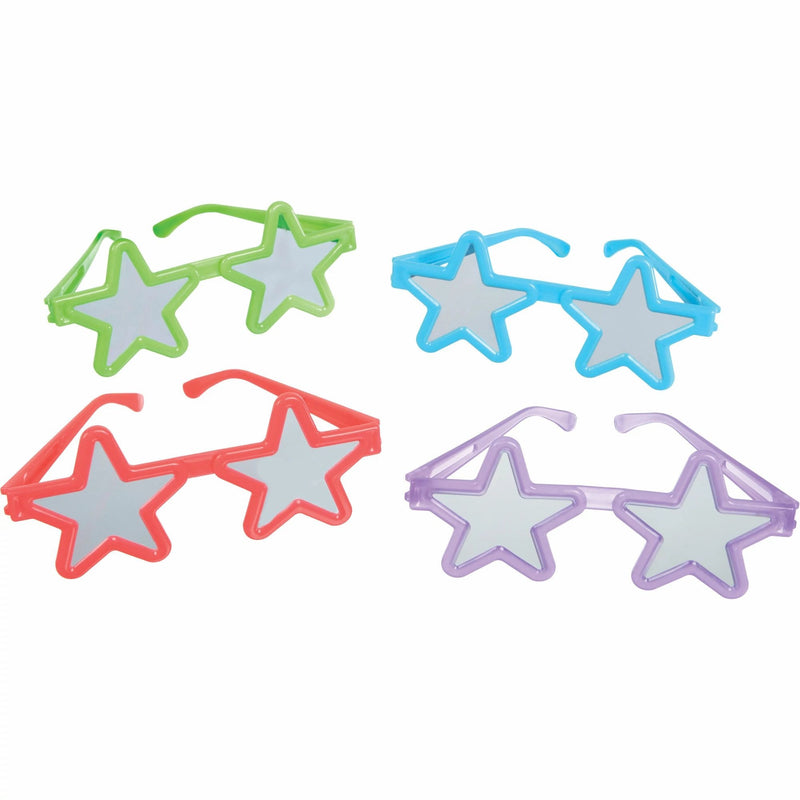 Star Glasses High Count Favor 4in x 5in x 2 1/4in 12/ct