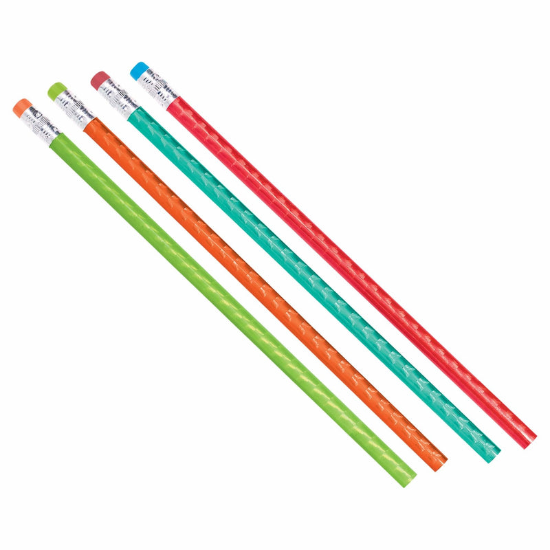 Prismatic Pencil Assortment High Count Favor 7in 12/ct