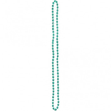 Let's Party Bead Necklace - Green 30in