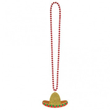 Cinco Sombrero Necklace 36in