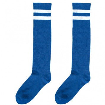 Blue Striped Knee Socks - One Size Fits Most 2/ct