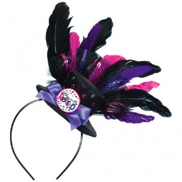 Officially Retired Retirement Fascinator 11in x 9 3/4in
