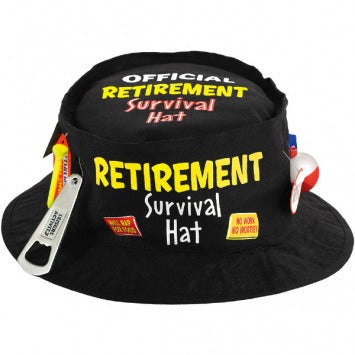 Officially Retired Survival Hat 3 5/8in x 11 1/4in