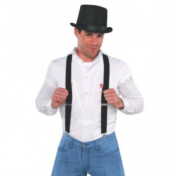 Black Suspenders - One Size