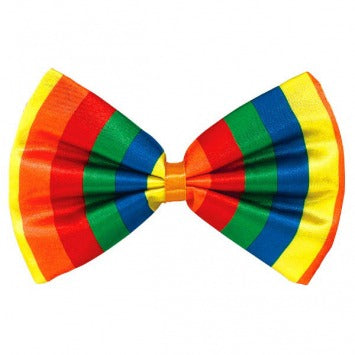 Rainbow Bow Tie 3 1/4in x 6in