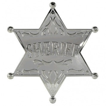 Western Sheriff Badge 4 1/2in x 4in