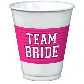 Team Bride Plastic Cups 16oz 25/ct