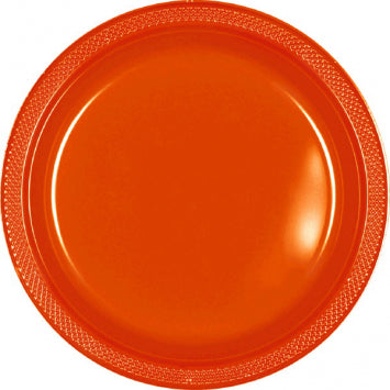 Orange Peel Plastic Plates, 7" 20/CT