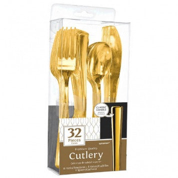 Premium Cutlery Asst. - Gold 32/ct