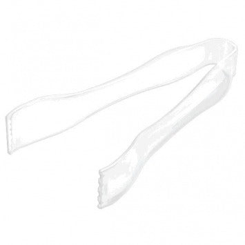 Mini Tongs - White 5 3/4in