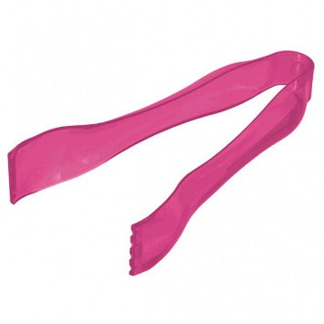 Mini Tongs - Bright Pink 5 3/4in