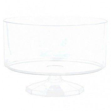 Clear Trifle Container, Medium 7 3/8in dia.